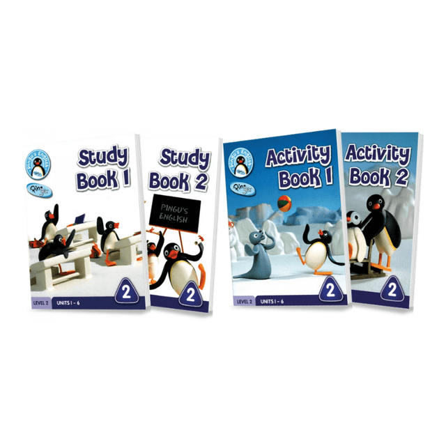 Pingu’s English Activity + Study Books Set – Level 2