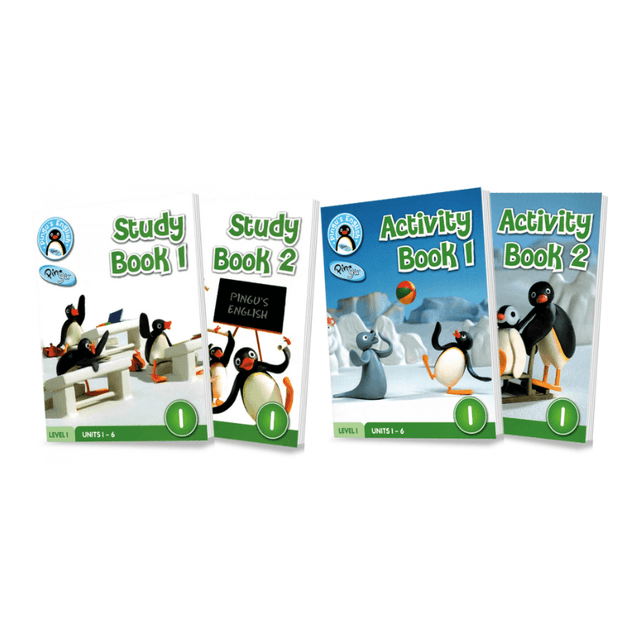 Pingu’s English Activity + Study Books Set – Level 1